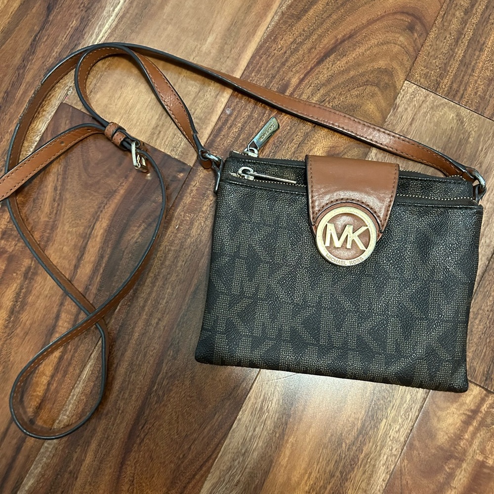 Michael Kors Brown Crossbody -Used/Good Condition